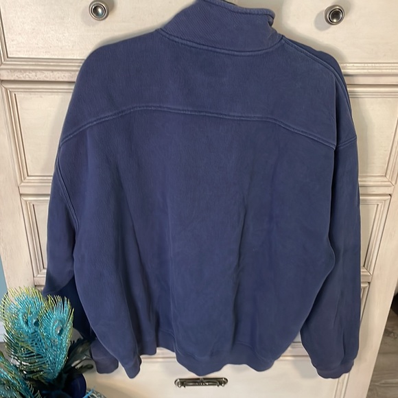 Men, Tommy Bahamas front Zipper Pullover , Deep Blue color XL - Picture 4 of 7